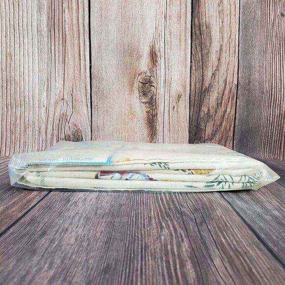 New Daisy Kingdom Dress Homespun Holiday Vintage Ornaments Border 4 Yards Cotton - Picture 3 of 12